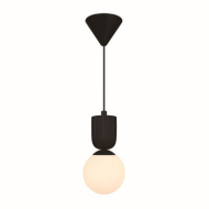 Nordlux Sadie Hanglamp - E14 - Dimbaar - Ø15x30cm - Composiet - Zwart - Aantal lichtpunten 1 - Type lamp Lamp niet inbegrepen - Fitting Nvt - Materiaal Composiet - Kleur Zwart