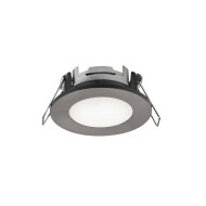 Nordlux Leonis LED Inbouwspot Set - Niet Dimbaar - Ø8,5x3,6cm - Kunststof - Grijs - 3 Stuks - Geschikt voor Nvt - Vermogen 4,5 W - Kleur Grijs - Fitting Nvt - Type lamp LED - Materiaal Kunststof