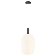 Suspension Nordlux Skylar - Dimmable - 4,2x3,8x115cm - Argent/Plastique - Noir - Matériel Matière plastique - Type de lampe Lampe non inclus - Nombre de points lumineux 1 - Douilles Nvt - Couleur Noir