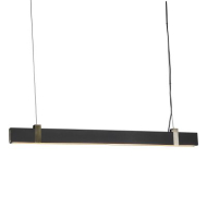 Suspension LED Nordlux Lilt - Dimmable - 116x10cm - Métal/Plastique - Noir - Type de lampe Intégré LED - Couleur Noir - Nombre de points lumineux 1 - Douilles Nvt - Matériel Matière plastique