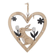 Decoratie Hanger Hartje - Zwart - Merk DDD