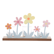 Décoration Porte-Bougie avec Fleurs - 15cm - Marque DDD