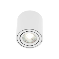 Nordlux Sabonis Plafondlamp - GU10 - Dimbaar - Ø8x9,5cm - Aluminium - Wit - Kleur Wit - Materiaal Aluminium - Fitting Nvt - Aantal lichtpunten 1 - Type lamp Lamp niet inbegrepen
