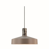 Suspension Nordlux Elvas - E27 - Dimmable - Ø37x26cm - Métal/Marbre - Brun - Nombre de points lumineux 1 - Matériel Métal - Couleur Brun - Type de lampe Lampe non inclus - Douilles Nvt