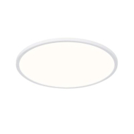 Plafonnier Nordlux Oja 42 - Non Dimmable - Ø42,4x2,3cm - Plastique - Blanc - Type de lampe Intégré LED - Douilles Nvt - Nombre de points lumineux 1 - Matériel Matière plastique - Couleur Blanc