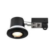 Nordlux Umberto Inbouwspot - GU10 - Dimbaar - Ø9,6x8cm - Aluminium/Kunststof - Zwart - Fitting Nvt - Materiaal Kunststof,Aluminium - Type lamp LED - Vermogen 7,5 W - Geschikt voor Nvt - Kleur Zwart