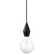 Nordlux Aud Pendelarmatuur - E27 - Ø6,5x12cm - Metaal - Zwart - Type lamp Lamp niet inbegrepen - Aantal lichtpunten 1 - Fitting Nvt - Kleur Zwart - Materiaal Metaal