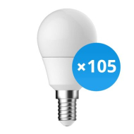 Nordlux Energetic LED Lamp Set - E14 - Niet Dimbaar - Ø4,5x8,7cm - Kunststof - Wit - 3 Stuks - Topper - Fitting Nvt - Vermogen 2.9 W - Dimbaar Nee