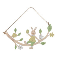 Decoratie Hanger Tak met Paasdeco - Groen - Merk DDD