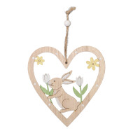 Décoration Pendentif Coeur - Jaune - Marque DDD