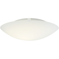 Nordlux Standard Plafondlamp - E27 - Niet Dimbaar - Ø25x25cm - Glas - Wit - Fitting Nvt - Type lamp Lamp niet inbegrepen - Materiaal Glas - Aantal lichtpunten 1 - Kleur Wit
