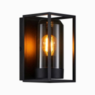 Nordlux Griffin Wandlamp - E27 - Dimbaar - Ø10x23,2cm - Aluminium - Zwart - Aantal lichtpunten 1 - Kleur Zwart - Type lamp Lamp niet inbegrepen - Fitting Nvt - Materiaal Aluminium