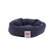 Donut gris 45x45x15 cm - Marque Euro Pet - Forme Rond - Convient pour Cage,Intérieur,Intérieur - Caractéristiques Lavable