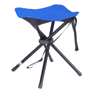 Tabouret plissé - Bleu - Marque DDD - Couleur Bleu