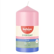 Bolsius Everyday Stompkaars - 110x58mm - Brandduur 30u - Bubble Gum Geur - Roze - Merk Bolsius - Aantal branduren 60u