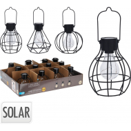 Koopman LED Licht - Op Zonne-energie - Metaal - Zwart - Kleur Zwart - Aantal lichtpunten 1 - Vermogen Nvt