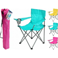 Koopman Chaise Pliante - Métal - 3ass - Couleur Multicolore