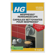 HG Nespresso Capsules de Nettoyage - 6 Pièces - Marque HG