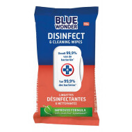 Blue Wonder Lingettes de Nettoyage Désinfectantes - 72 Pièces - Marque Blue Wonder - Convient pour Tous les surfaces - Contenu Nvt