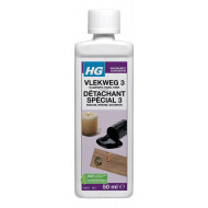 HG Vlekweg 3 - Kaarsvet, Teer en Hars - 50ml - Merk HG - Geschikt voor Textiel - Inhoud 50 ml