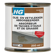 HG Absorbeur de Taches d'Huile et de Graisse - Carreaux et Pierres Naturelles - 250ml - Marque HG - Contenu 250 ml - Convient pour Sols