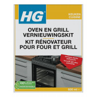 HG Kit de Rénovation pour Four et Gril - 600ml - Marque HG - Convient pour Grill,Four - Contenu 500 ml