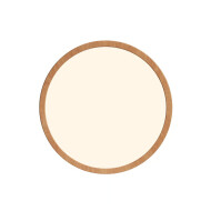 Nordlux Oja Plafondlamp - Dimbaar - Ø29,4x2,3cm - Kunststof - Bruin - Kleur Bruin - Aantal lichtpunten 1 - Type lamp LED - Materiaal Kunststof - Fitting Nvt
