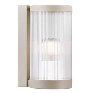 Nordlux Coupar Wandlamp - E27 - Dimbaar - 13x13x16,8cm - Kunststof/Aluminium - Beige - Type lamp Lamp niet inbegrepen - Fitting Nvt - Materiaal Aluminium,Kunststof - Kleur Beige - Aantal lichtpunten 1