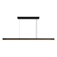 Nordlux Skylar Hanglamp - Dimbaar - 4,2x3,8x115cm - Zilver/Kunststof - Zwart - Fitting Nvt - Type lamp Geïntegreerde LED - Aantal lichtpunten 1 - Kleur Zwart - Materiaal Kunststof