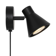 Nordlux Eik Wandlamp - GU10 - Niet Dimbaar - 11x15x15cm - Metaal - Zwart - Fitting Nvt - Type lamp Lamp niet inbegrepen - Kleur Zwart - Materiaal Metaal - Aantal lichtpunten 1