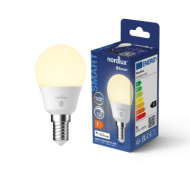 Nordlux Smart LED Lamp - E14 - Dimbaar - Ø4,5x8,5cm - Glas - Opaal - Fitting Nvt - Dimbaar Ja - Vermogen 4,7 W