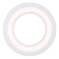 Nordlux Clyde LED Inbouwspot - Dimbaar - Ø14,5x3,8cm - Kunststof - Wit - Vermogen 9 W - Fitting Nvt - Kleur Wit - Materiaal Kunststof - Geschikt voor Nvt - Type lamp LED