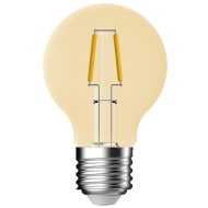 Nordlux Kogel LED-Lamp - E27 - Dimbaar - Ø4,5x7,9cm - Glas - Goud - Fitting Nvt - Vermogen 4,2 W - Dimbaar Ja