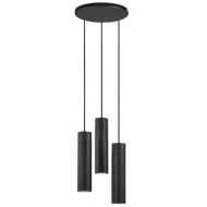 Nordlux Tilo Hanglamp - 3 Lampen - GU10 - Dimbaar - 22x25cm - Metaal - Zwart - Kleur Zwart - Type lamp Lamp niet inbegrepen - Materiaal Metaal - Fitting Nvt - Aantal lichtpunten 3
