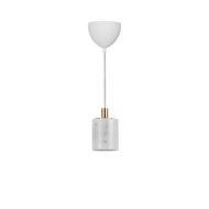 Nordlux Siv Pendelarmatuur - E27 - Ø6,5x10cm - Natuursteen - Wit - Type lamp Lamp niet inbegrepen - Aantal lichtpunten 1 - Kleur Naturel - Materiaal Wicker - Fitting Nvt