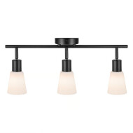 Nordlux Cole Spotlight - 3 Lampen - E14 - Dimbaar - Ø8x17,6x21,3cm - Metaal/Glas - Zwart - Type lamp Lamp niet inbegrepen - Aantal lichtpunten 3 - Kleur Zwart - Materiaal Metaal,Glas - Fitting Nvt