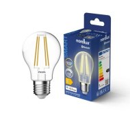 Nordlux Smart LED Lamp - E27 - Dimbaar - Ø6x10,5cm - Glas - Transparant - Dimbaar Ja - Vermogen 4,7 W - Fitting Nvt