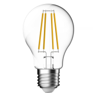 Nordlux Energetic LED-Lamp - E27 - Dimbaar - Ø6x10,4cm - Kunststof - Transparant - Vermogen 7.8 W - Dimbaar Ja - Fitting Nvt