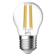 Nordlux LED Lamp - E27 - Niet Dimbaar - Ø6x10,4cm - Glas - Transparant - Vermogen 5.9 W - Fitting Nvt - Dimbaar Nee