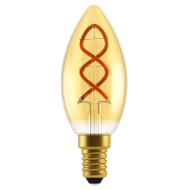 Ampoule LED Nordlux Deco - E14 - Dimmable - Ø3,5x9,7cm - Verre - Doré - Puissance  2,5 W
