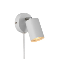 Nordlux Explore Wandlamp - GU10 - Niet Dimbaar - Ø5,5x8cm - Metaal/Keramiek - Wit - Type lamp Lamp niet inbegrepen - Materiaal Keramiek,Metaal - Aantal lichtpunten 1 - Kleur Wit - Fitting Nvt