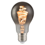 Nordlux Deco Gloeilamp - E27 - Dimbaar - Ø6x10,8cm - Glas - Grijs - Vermogen 5 W