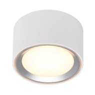Nordlux Led Plafondspot - Dimbaar - Ø10x6cm - Metaal - Wit/Staal - Type lamp LED - Kleur Staal,Wit - Materiaal Metaal - Fitting Nvt