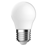Nordlux Energetic LED-Lamp - E27 - Niet Dimbaar - Ø4,5x7,9cm - Glas - Wit - - Fitting Nvt - Dimbaar Nee - Vermogen 4 W