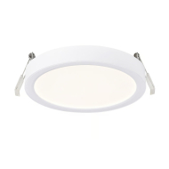 Nordlux Soller Inbouwspot - Dimbaar - Ø17x2,5cm - Kunststof - Wit - Geschikt voor Nvt - Kleur Wit - Type lamp LED - Materiaal Kunststof - Vermogen 9,5 W - Fitting Nvt