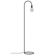 Nordlux Paco Vloerlamp - Niet Dimbaar - Ø30x155cm - Metaal - Zwart - Materiaal Metaal - Fitting Nvt - Kleur Zwart - Type lamp Lamp niet inbegrepen - Aantal lichtpunten 1