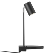 Nordlux Cody Wandlamp - GU10 - Niet Dimbaar - Ø6x42,9cm - Metaal - Zwart - Materiaal Metaal - Kleur Zwart - Fitting Nvt - Type lamp Lamp niet inbegrepen - Aantal lichtpunten 1