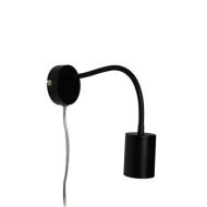 Nordlux Explore Flex Wandlamp - GU10 - Niet Dimbaar - Ø5,5x12cm - Metaal/Keramiek - Zwart - Materiaal Metaal,Keramiek - Aantal lichtpunten 1 - Type lamp Lamp niet inbegrepen - Kleur Zwart - Fitting Nvt