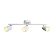 Nordlux Explore 3 Spotlicht - 3 Lampen - GU10 - Dimbaar - 48,5x5,5x17,3cm - Metaal/Keramiek - Wit - Aantal lichtpunten 3 - Materiaal Metaal,Keramiek - Fitting Nvt - Type lamp Lamp niet inbegrepen - Kleur Wit