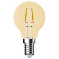 Nordlux Kogel LED-Lamp - E14 - Dimbaar - Ø4,5x7,9cm - Glas - Goud - Dimbaar Ja - Vermogen 4,2 W - Fitting Nvt
